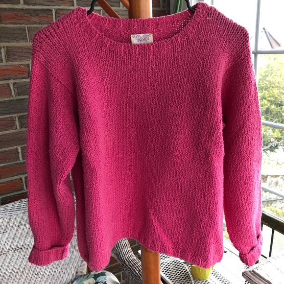 Dressing Betsy Sweaters - Pink Light Cotton Sweater See Measurements